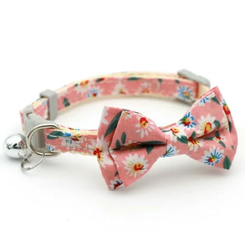MEIFULLE 1 Stück Süßes Katzenhalsband, kleine Welpen, Katzen, Hundehalsbänder, Schleife, Kätzchenhalsband, Schleifenhalsband mit Glöckchen für Hunde, Chihuahua, Heimtierbedarf von MEIFULLE
