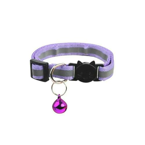 MEIFULLE 10 Stück Halsbänder für Katzenhalsbänder mit Glöckchen, verstellbare Halskette, Katzenhalsband für Welpen und Kätzchen, Haustierkatzen von MEIFULLE