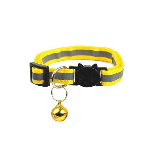 MEIFULLE 10 Stück Halsbänder für Katzenhalsbänder mit Glöckchen, verstellbare Halskette, Katzenhalsband für Welpen und Kätzchen, Haustierkatzen von MEIFULLE