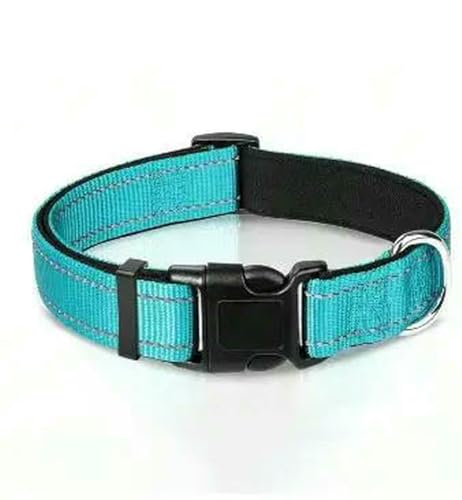 MEIFULLE Hundehalsband, reflektierend, verstellbar, atmungsaktiv, Nylon, weich gepolstert, langlebig, Haustierhalsband für kleine, mittelgroße und große Hunde, Knochenseil von MEIFULLE
