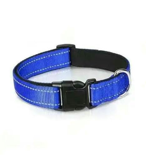 MEIFULLE Hundehalsband, reflektierend, verstellbar, atmungsaktiv, Nylon, weich gepolstert, langlebig, Haustierhalsband für kleine, mittelgroße und große Hunde, Knochenseil von MEIFULLE