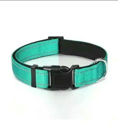 MEIFULLE Hundehalsband, reflektierend, verstellbar, atmungsaktiv, Nylon, weich gepolstert, langlebig, Haustierhalsband für kleine, mittelgroße und große Hunde, Knochenseil von MEIFULLE