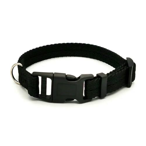 MEIFULLE Hundehalsband aus Nylongewebe, modische Schnalle, Haustierhalsband für kleine und mittelgroße Hunde, Chihuahua, Rot, Schwarz, Blau, Orange, Haustierzubehör von MEIFULLE