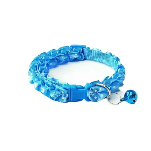 MEIFULLE Kleines Hundehalsband mit Glockenspitze, Katzenhalskette, Punkt, Welpe, Gato, Collier-Kette, niedlich, verstellbar, Kätzchen, Perro-Zubehör von MEIFULLE