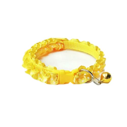 MEIFULLE Kleines Hundehalsband mit Glockenspitze, Katzenhalskette, Punkt, Welpe, Gato, Collier-Kette, niedlich, verstellbar, Kätzchen, Perro-Zubehör von MEIFULLE