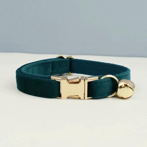 MEIFULLE Süßes Katzenhalsband mit Schleife, personalisiertes Katzenhalsband mit Glöckchengravur, ID-Tag, Namensschild, Kätzchenhalsband, Halskette von MEIFULLE