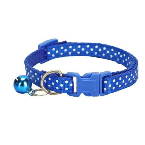 MEIFULLE Verstellbares Katzenhalsband aus Nylon für Kätzchen und Hunde, universelles Schnelltrennhalsband, kleines Halsband mit Glöckchen, Heimtierbedarf, Kätzchenzubehör von MEIFULLE