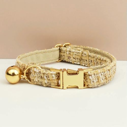 Personalisiertes Katzenhalsband und Leine-Set aus Metall mit Glöckchengravur-ID-Tag für Kätzchen, Haustierzubehör von MEIFULLE