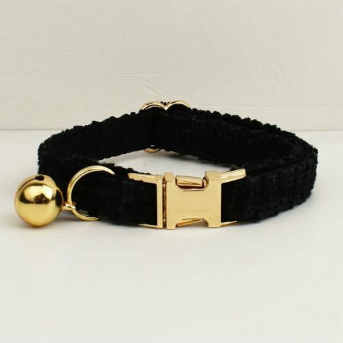 Personalisiertes Katzenhalsband und Leine-Set aus Metall mit Glöckchengravur-ID-Tag für Kätzchen, Haustierzubehör von MEIFULLE