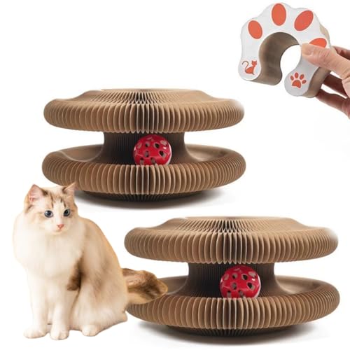 MEIION Katzenliebling Katzenwirbel – Interaktive Kratzunterlage mit Katzenwirbel und Ball, ideales Katzenspielzeug für Intelligenz und Spielspaß, fördert die Aktivität Ihres Katzenlieblings MEIION Katzenliebling Katzenwirbel – Interaktive Kratzunterlage mit Katzenwirbel und Ball, ideales Katzenspielzeug für Intelligenz und Spielspaß, fördert die Aktivität Ihres Katzenlieblings von MEIION