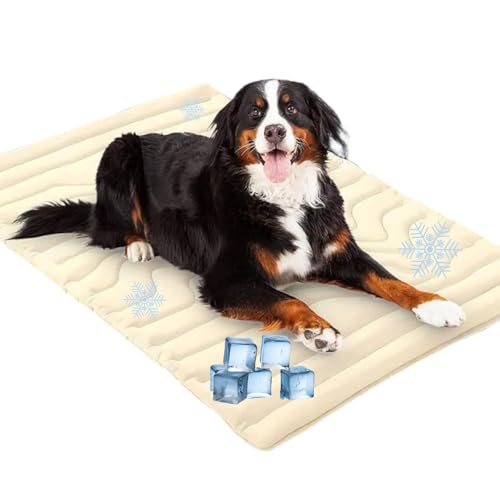 MEIION Mondpfote ChillCare Pro Innovative Kühlmatte für Hunde und Katzen – Haltbare, atmungsaktive Kühlmatte für Haustiere in Allen Größen, ideal für heiße Tage, fördert komfortable Entspannung von MEIION
