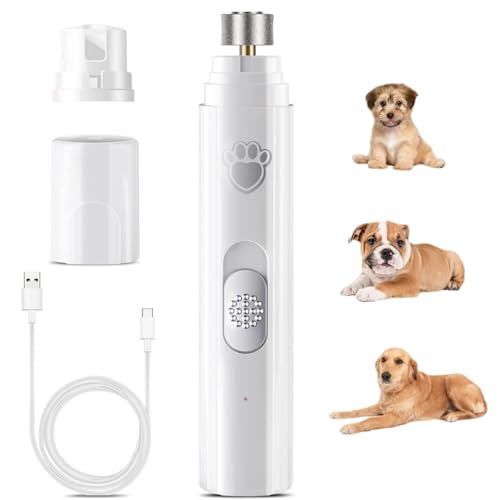 MEIION dr Pfoten KrallenSchleifer Pro Set - Schmerzfreier Nagelschleifer für Hunde und Katzen – Schmerzfreies Nagelschneiden für kleine, mittelgroße und große Hunde – 2 Geschwindigkeiten MEIION dr Pfoten KrallenSchleifer Pro Set - Schmerzfreier Nagelschleifer für Hunde und Katzen – Schmerzfreies Nagelschneiden für kleine, mittelgroße und große Hunde – 2 Geschwindigkeiten von MEIION