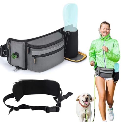 MEIION felluna Luvo Bag | Multifunktions-Gassitasche Hundetrainings-Leckerli-Tasche mit Gürtelschlaufe – Praktische Bauchtasche für Hunde mit Trennfach, Reißverschluss-Tasche MEIION felluna Luvo Bag | Multifunktions-Gassitasche Hundetrainings-Leckerli-Tasche mit Gürtelschlaufe – Praktische Bauchtasche für Hunde mit Trennfach, Reißverschluss-Tasche von MEIION
