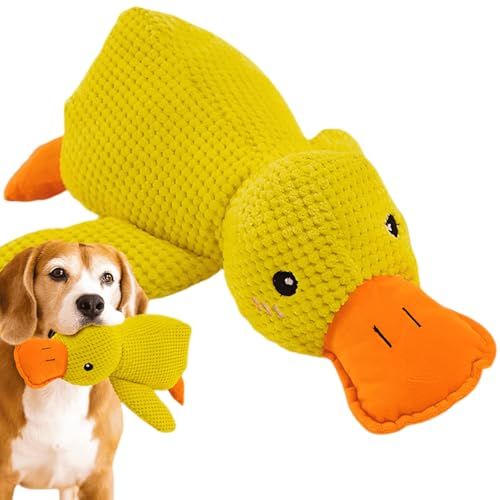 MEIION pfotenmond Anti Stress Ente Beruhigende Quietschente für Hunde - Anti-Stress Spielzeug, Weiches Hundekissen, Bequemes Welpenspielzeug MEIION pfotenmond Anti Stress Ente Beruhigende Quietschente für Hunde - Anti-Stress Spielzeug, Weiches Hundekissen, Bequemes Welpenspielzeug von MEIION