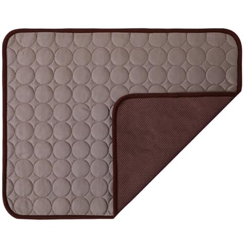 MEIION PfotenFrost Haustier-Kühlkissen 100 x 70 cm Waschbares Hundekissen für Sommer, automatisch kühlend, ideal für Zuhause, Auto und Outdoor MEIION PfotenFrost Haustier-Kühlkissen 100 x 70 cm Waschbares Hundekissen für Sommer, automatisch kühlend, ideal für Zuhause, Auto und Outdoor von MEIION