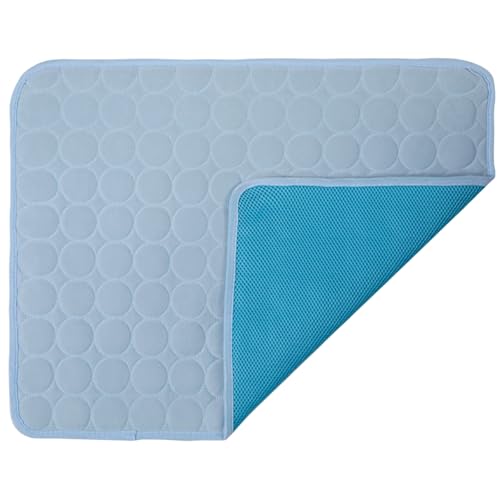 MEIION PfotenFrost Haustier-Kühlkissen 100 x 70 cm Waschbares Hundekissen für Sommer, automatisch kühlend, ideal für Zuhause, Auto und Outdoor MEIION PfotenFrost Haustier-Kühlkissen 100 x 70 cm Waschbares Hundekissen für Sommer, automatisch kühlend, ideal für Zuhause, Auto und Outdoor von MEIION