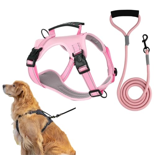 Mein Maison TailMate - Das Bequeme Hundegeschirr für große Hunde, Anti Zug Geschirr, reflektierend, atmungsaktiv, leichtes Brustgeschirr große und mittlere Hunde, bequemes Sicherheitsgeschirr Mein Maison TailMate - Das Bequeme Hundegeschirr für große Hunde, Anti Zug Geschirr, reflektierend, atmungsaktiv, leichtes Brustgeschirr große und mittlere Hunde, bequemes Sicherheitsgeschirr von MEIION