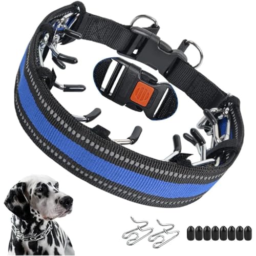 knuddelpfoten Kilian | No-Pull Halsband Explosionssicheres Hundehalsband mit Stimulationskette für effektives Hundetraining von MEIION