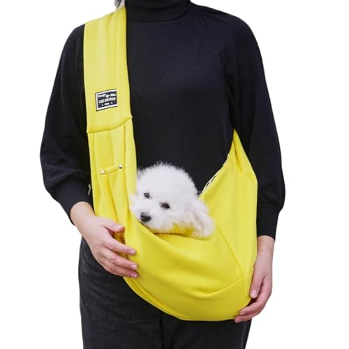 myneera SnuggleSling - Für müde Pfoten Wendbare Hundetragetasche für kleine Hunde und Haustiere bis 7.5 kg, Verstellbarer Tragegurt für sicheren Transport, ideal für Spaziergänge im Freien von MEIION