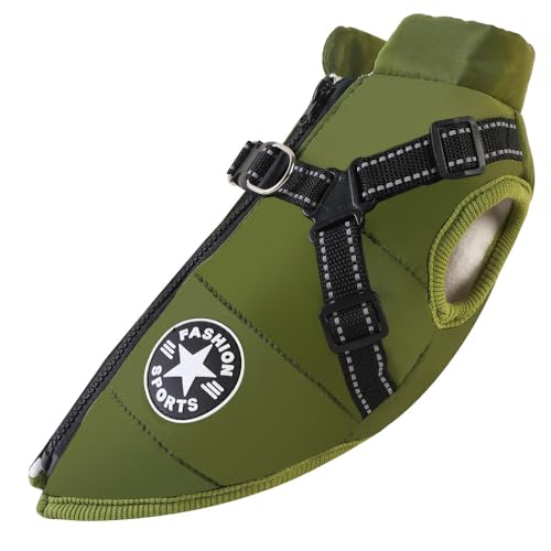 nordseepfote Wasserfester Hundemantel Extreme wasserdichte Winter Hundejacke mit Reflektoren, Ärmelose gefütterte Weste, Integriertes Geschirr, Perfekt für kalte Tage nordseepfote Wasserfester Hundemantel Extreme wasserdichte Winter Hundejacke mit Reflektoren, Ärmelose gefütterte Weste, Integriertes Geschirr, Perfekt für kalte Tage von MEIION