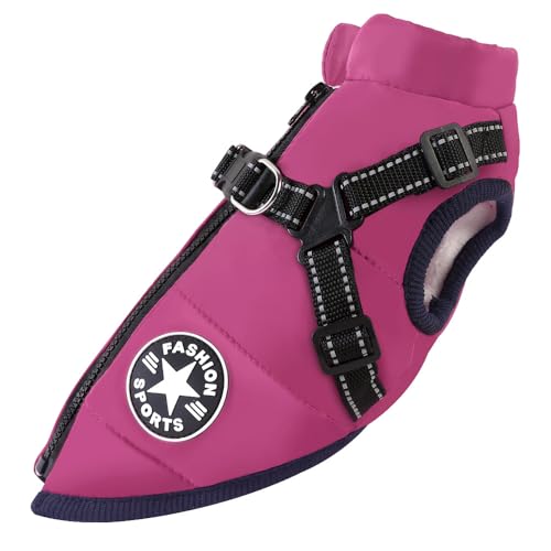 nordseepfote Wasserfester Hundemantel Extreme wasserdichte Winter Hundejacke mit Reflektoren, Ärmelose gefütterte Weste, Integriertes Geschirr, Perfekt für kalte Tage nordseepfote Wasserfester Hundemantel Extreme wasserdichte Winter Hundejacke mit Reflektoren, Ärmelose gefütterte Weste, Integriertes Geschirr, Perfekt für kalte Tage von MEIION