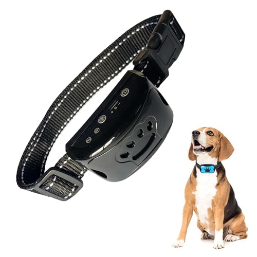 puppery Barkey - Tierfreundliches Halsband Hundehalsband mit Verstellbarer Länge – Wasserdicht, reflektierend, geeignet für große und kleine Hunde von MEIION