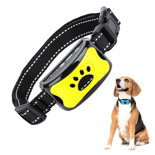 puppery Barkey - Tierfreundliches Halsband Hundehalsband mit Verstellbarer Länge – Wasserdicht, reflektierend, geeignet für große und kleine Hunde von MEIION