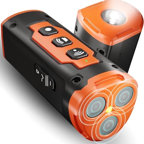 solavie BarkStop Hundetrainer 6-in-1 Anti-Bell-Gerät mit 3 Schallwellen, effektive Reichweite 9 Meter, wiederaufladbar, tragbar für Innen- und Außeneinsatz von MEIION