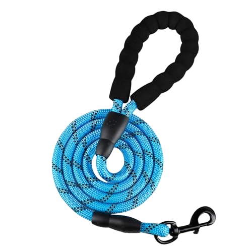 wuffy Starke Reflektierende Hundeleine 1.5M Strapazierfähige Hundeleine mit Gepolstertem Griff, Reflektierende Schleppleine für Sichere Nächte, Hunde Aller Größen, Training und Spaziergänge wuffy Starke Reflektierende Hundeleine 1.5M Strapazierfähige Hundeleine mit Gepolstertem Griff, Reflektierende Schleppleine für Sichere Nächte, Hunde Aller Größen, Training und Spaziergänge von MEIION