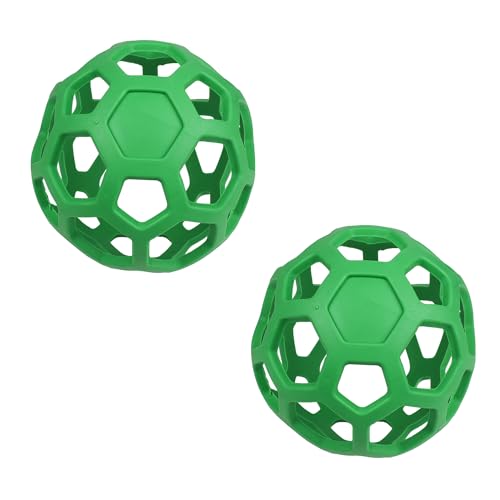 MEISH Schildkröten-Leckerli-Ball Gemüsespender Heu-Futterspender Grasball Spielzeug für Schildkröte, Kaninchen, Meerschweinchen (Grün) von MEISH