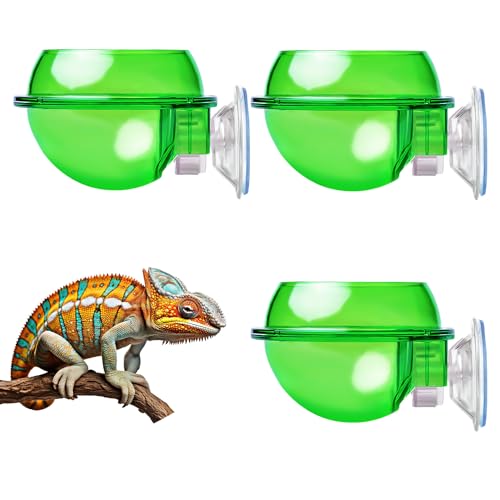 MEISH 3 Stück Reptilien-Futter-Wassernapf Saugnapf Reptilien-Futterspender Anti-Flucht Reptilien-Futternapf für Eidechse Chamäleon Gecko MEISH 3 Stück Reptilien-Futter-Wassernapf Saugnapf Reptilien-Futterspender Anti-Flucht Reptilien-Futternapf für Eidechse Chamäleon Gecko von MEISH