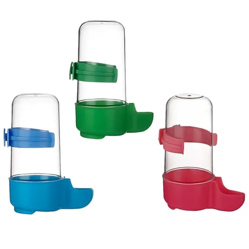 MEISH 3 x automatische Vogelfutterspender für Vögel, Wasserspender für Vögel, Wasserflasche, Futterspender für Papageien, Wellensittiche MEISH 3 x automatische Vogelfutterspender für Vögel, Wasserspender für Vögel, Wasserflasche, Futterspender für Papageien, Wellensittiche von MEISH