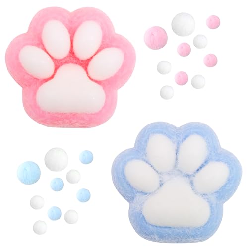 MEIYAXINWIN 2 Stück Cat Paw Squeeze Toy, Flauschige Sensorische Squeeze Spielzeug Süße Weiche Katzenpfoten Quetsch Quetschspielzeug Katzenpfoten Cat Paw Anti Stress Bälle, für Stressabbau MEIYAXINWIN 2 Stück Cat Paw Squeeze Toy, Flauschige Sensorische Squeeze Spielzeug Süße Weiche Katzenpfoten Quetsch Quetschspielzeug Katzenpfoten Cat Paw Anti Stress Bälle, für Stressabbau von MEIYAXINWIN