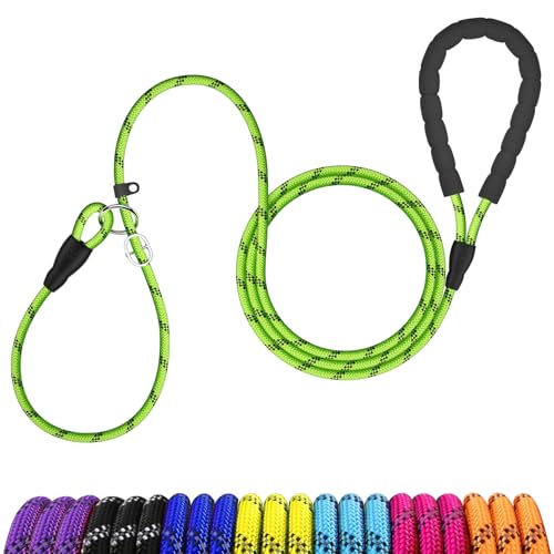MEKEET Retrieverleine für Hunde, 1,8 m, Anti-Zieh-Hundeleine mit weich gepolstertem Griff, grüne Hundeleine für kleine Hunderassen, Slip-On-Design, kein Halsband oder Geschirr erforderlich MEKEET Retrieverleine für Hunde, 1,8 m, Anti-Zieh-Hundeleine mit weich gepolstertem Griff, grüne Hundeleine für kleine Hunderassen, Slip-On-Design, kein Halsband oder Geschirr erforderlich von MEKEET