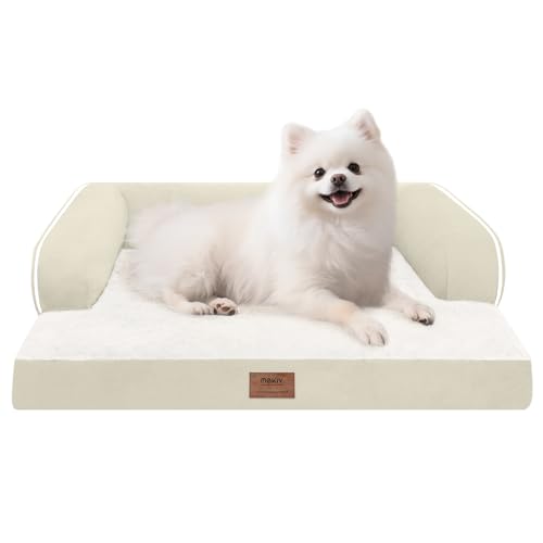 Orthopädisches, waschbares Katzenbett für kleine Hunde, Memory-Schaum, Couch, Sofa, bequemes Haustierbett mit wasserdichtem abnehmbarem Bezug und rutschfester Unterseite Orthopädisches, waschbares Katzenbett für kleine Hunde, Memory-Schaum, Couch, Sofa, bequemes Haustierbett mit wasserdichtem abnehmbarem Bezug und rutschfester Unterseite von MEKIY