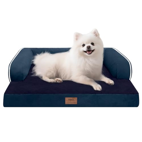 Orthopädisches, waschbares Katzenbett für kleine Hunde, Memory-Schaum, kleine Couch, Sofa, Innenbereich, bequeme Haustierbetten mit wasserdichtem, abnehmbarem Bezug und rutschfester Unterseite Orthopädisches, waschbares Katzenbett für kleine Hunde, Memory-Schaum, kleine Couch, Sofa, Innenbereich, bequeme Haustierbetten mit wasserdichtem, abnehmbarem Bezug und rutschfester Unterseite von MEKIY