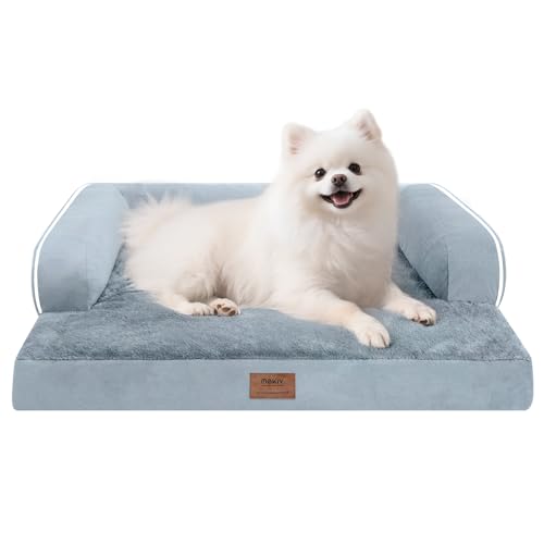 Orthopädisches, waschbares Katzenbett für kleine Hunde, Memory-Schaum, kleine Couch, Sofa, Innenbereich, bequeme Haustierbetten mit wasserdichtem, abnehmbarem Bezug und rutschfester Unterseite Orthopädisches, waschbares Katzenbett für kleine Hunde, Memory-Schaum, kleine Couch, Sofa, Innenbereich, bequeme Haustierbetten mit wasserdichtem, abnehmbarem Bezug und rutschfester Unterseite von MEKIY