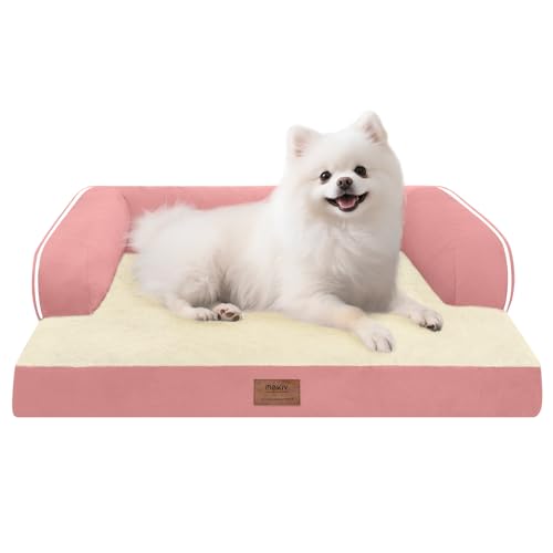Orthopädisches, waschbares Katzenbett für kleine Hunde, Memory-Schaum, kleine Couch, Sofa, Innenbereich, bequeme Haustierbetten mit wasserdichtem, abnehmbarem Bezug und rutschfester Unterseite Orthopädisches, waschbares Katzenbett für kleine Hunde, Memory-Schaum, kleine Couch, Sofa, Innenbereich, bequeme Haustierbetten mit wasserdichtem, abnehmbarem Bezug und rutschfester Unterseite von MEKIY