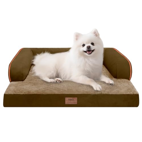 Orthopädisches, waschbares Katzenbett für kleine Hunde, Memory-Schaum, kleine Couch, Sofa, Innenbereich, bequeme Haustierbetten mit wasserdichtem, abnehmbarem Bezug und rutschfester Unterseite Orthopädisches, waschbares Katzenbett für kleine Hunde, Memory-Schaum, kleine Couch, Sofa, Innenbereich, bequeme Haustierbetten mit wasserdichtem, abnehmbarem Bezug und rutschfester Unterseite von MEKIY