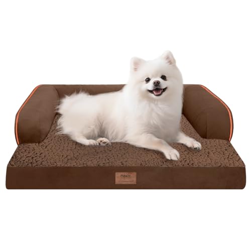 Orthopädisches, waschbares Katzenbett für kleine Hunde, Memory-Schaum, kleine Couch, Sofa, Innenbereich, bequeme Haustierbetten mit wasserdichtem, abnehmbarem Bezug und rutschfester Unterseite Orthopädisches, waschbares Katzenbett für kleine Hunde, Memory-Schaum, kleine Couch, Sofa, Innenbereich, bequeme Haustierbetten mit wasserdichtem, abnehmbarem Bezug und rutschfester Unterseite von MEKIY