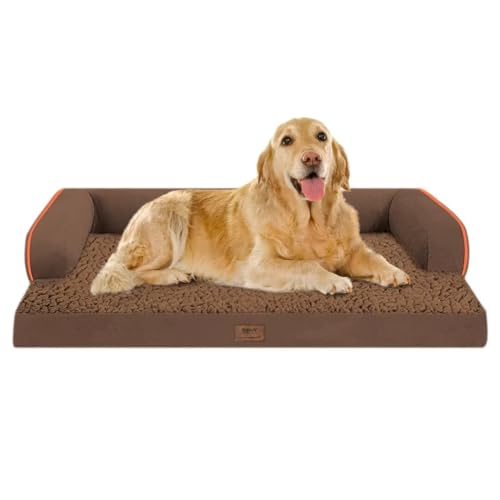 Orthopädisches Hundebett für große Hunde, waschbar, wasserdicht, mit abnehmbarem Bezug, Größe XL, für große Hunde, Memory-Schaum, Couch-Sofa, Kaffee-Hundebett Orthopädisches Hundebett für große Hunde, waschbar, wasserdicht, mit abnehmbarem Bezug, Größe XL, für große Hunde, Memory-Schaum, Couch-Sofa, Kaffee-Hundebett von MEKIY