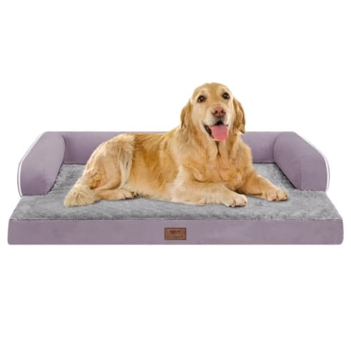 Orthopädisches großes Hundebett, waschbar, orthopädisches Hundebett mit waschbarem, abnehmbarem Bezug, XLarge orthopädische Hundebetten für große Hunde, wasserdichte Haustierbetten und rutschfeste Orthopädisches großes Hundebett, waschbar, orthopädisches Hundebett mit waschbarem, abnehmbarem Bezug, XLarge orthopädische Hundebetten für große Hunde, wasserdichte Haustierbetten und rutschfeste von MEKIY