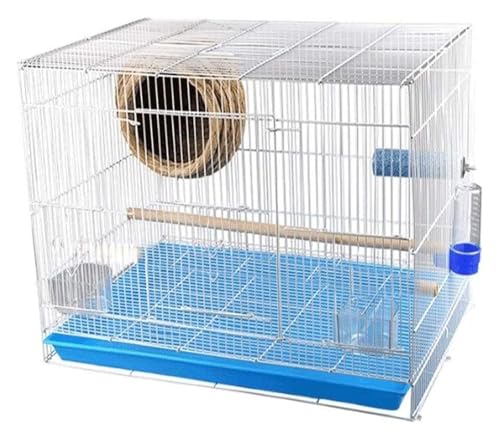Bird Cagesolid Bird Cage Square Shotes -Papageien Käfig Haushaltswirtschaft Vogel Käfig Haustier Vorräte for Lovebirds Finken Papageienvogel Käfig (klein) von MEMEM