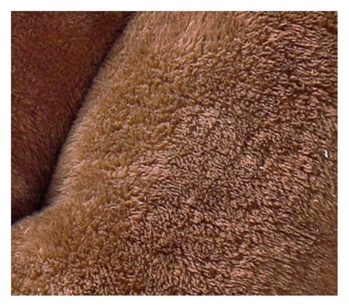 Katzenbett, Hundebett, Haustierbett for Katzen und kleine und mittelgroße Hunde, Welpen, superweiches Plüsch-Haustiernest, Schlafsack, Hauskissen, Matte, Haustierbett for Hunde und Katzen(65*55*13cm) von MEMEM