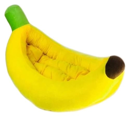 Katzenbett, Hundebett in Bananenform, Haustierhaus, gemütliches süßes Bananen-Welpenkissen, Zwinger, warm, tragbar, Haustierkorb, Zubehör, Matten, Betten, Haustierbett for Hunde und Katzen(65*30*18cm) Katzenbett, Hundebett in Bananenform, Haustierhaus, gemütliches süßes Bananen-Welpenkissen, Zwinger, warm, tragbar, Haustierkorb, Zubehör, Matten, Betten, Haustierbett for Hunde und Katzen(65*30*18cm) von MEMEM