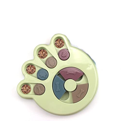 Haustier Puzzle Spielzeug Interaktive Slow Feeder Futterspender Anti-Rutsch Schüssel für Hund Druckentlastung Hund Training Supplies von MEMMZY