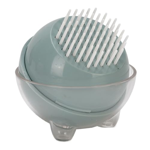MENDUNER PET Massagebürste Deshedding Werkzeug für Hunde Katzen, Anti statische Pflegekamm mit Ergonomischem Griff, Sanfte Haarentferner für Alle Schichtarten (Green) von MENDUNER
