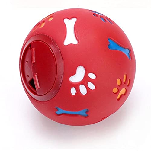 7,5 cm Auslaufender Futterball für Hunde Haustierspielzeug ungiftig bissfest Hunde IQ Trainingsball Katzenhundespielzeug Puzzleball Haustierzubehör von MENGDIYAQIAN