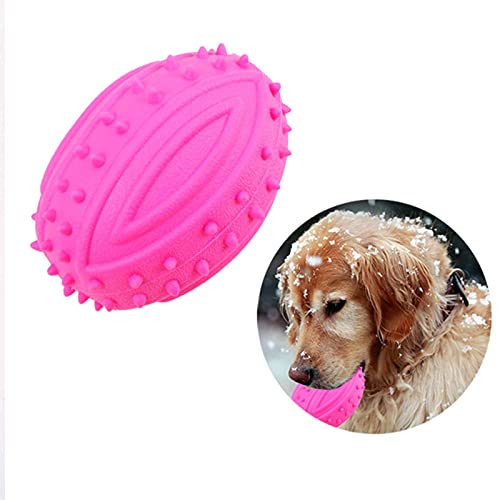 Gummi-Hundespielzeug mit Dornenknochen Gummi-Molarzähne Haustierspielzeug Hundebissfestes Molarentraining Hundespielzeug für kleine Hunde von MENGDIYAQIAN