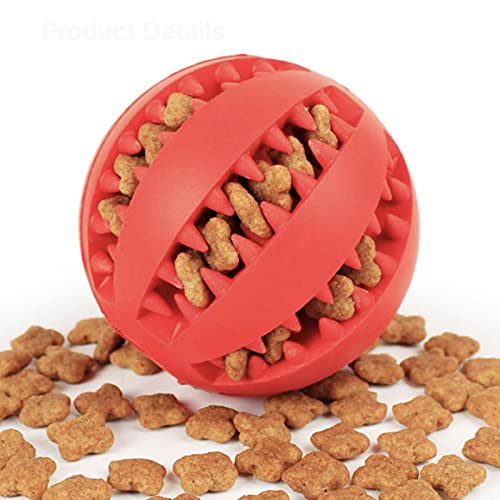 Haustier-Hundespielzeug Gummi-Hundeball Interaktiver Elastizitätsball Hundekauen für Haustierwelpen Große Hunde Zahnsaubere Haustierprodukte Spielzeugball von MENGDIYAQIAN
